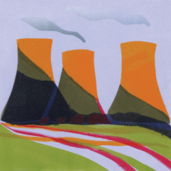 &#039;Finest Towers 2&#039;, pochoir print