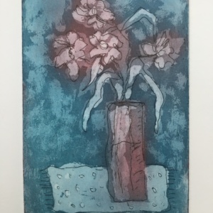 Four Flowers in Vase
