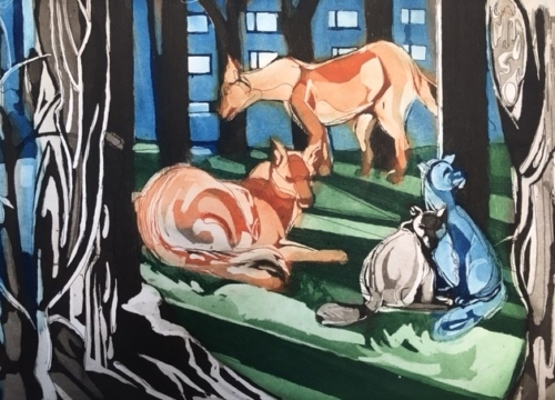 Jackie Conway, Fox Family (colour)