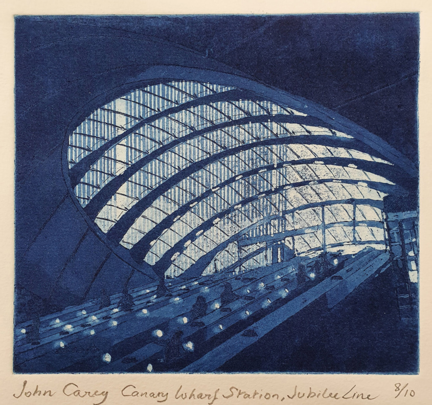 John Carey, 'Canary Wharf Station'